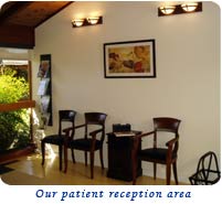 Our patient reception area at our Santa Rosa Office